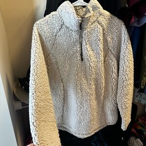 Cozy Cream Sherpa Pullover